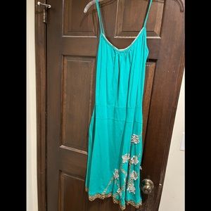 VGC green teal dress